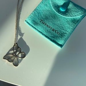 tiffany & co butterfly necklace